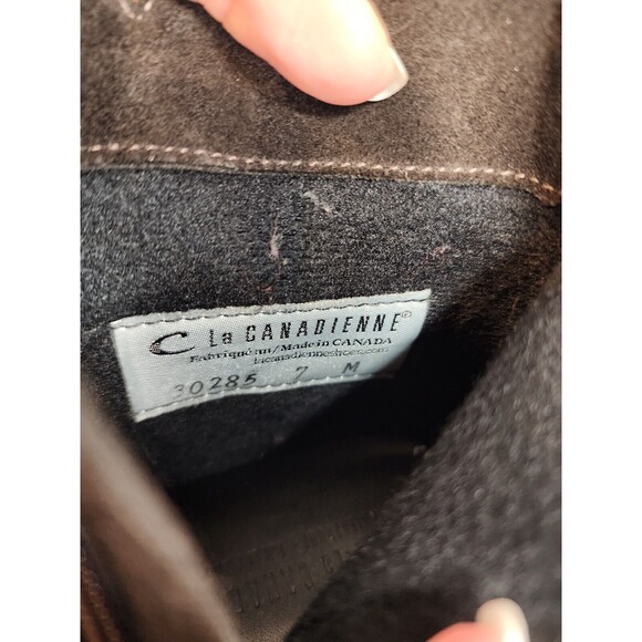 Mint La Candienne Waterproof Sharon Suede Booties Ankle Boots Espresso Brown 7 - Picture 7 of 14